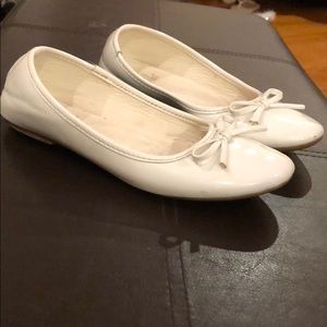White Patent Leather Loafer/ Dress Shoe
